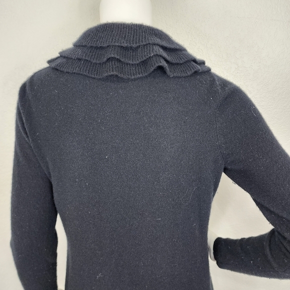 Neiman Marcus Cashmere Black Cardigan Size M - Picture 15 of 16